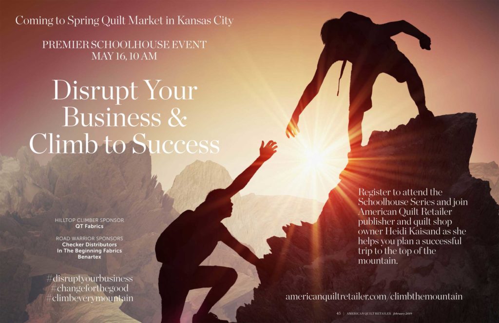 disrupt your business and climb to success
