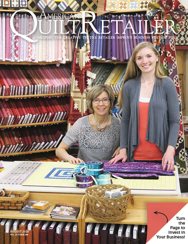 American Quilt Retailer, August 2019 Magazine